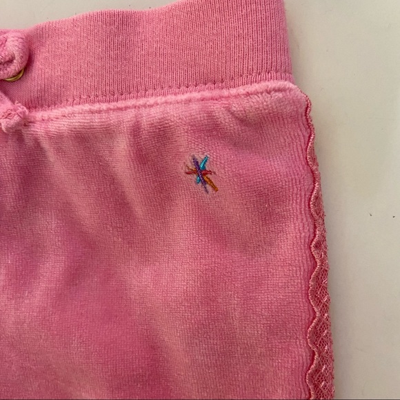 Truly Scrumptious by Heidi Klum pink velour sweatsuit size 3-6 months - Picture 6 of 6